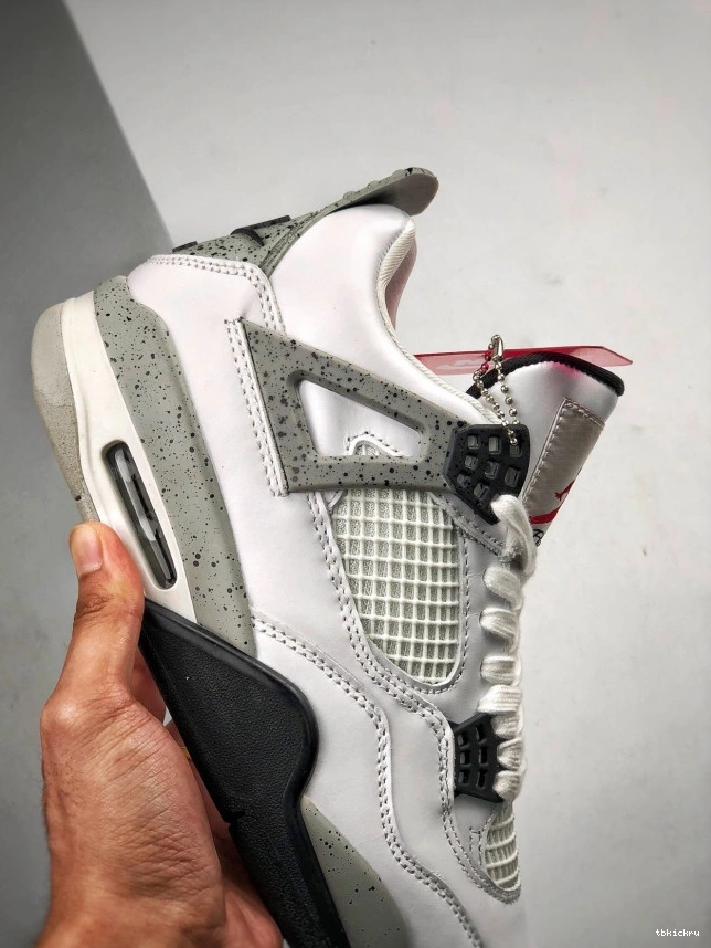 Rep TBK White Jordan OG Cement 4 (nike) 840606-192 Air 0710